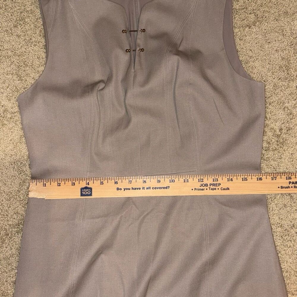 Elie Tahari beige business professional sheath dress size 10 - Picture 9 of 11